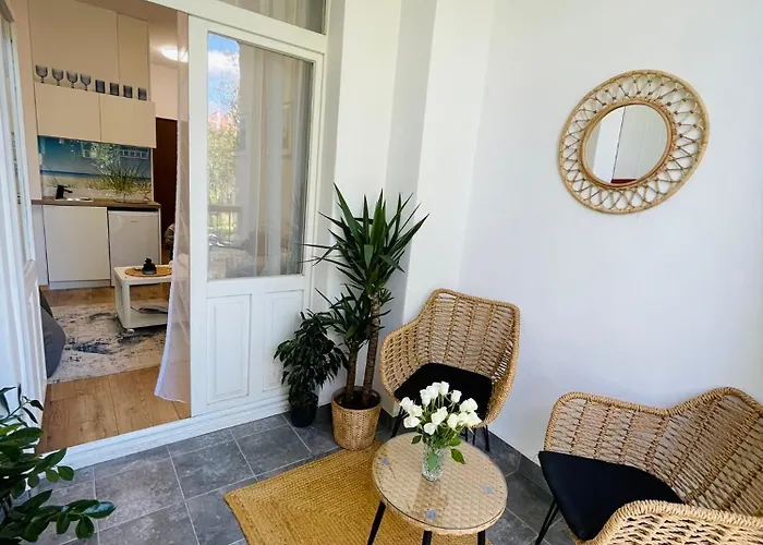 Mini Chrobrego Przy Plazy Z Loggia Apartment Sopot